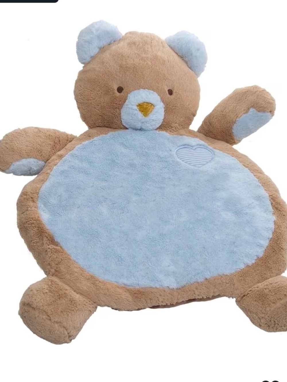 Mary Meyer Bear Baby Mat - Blue and Brown